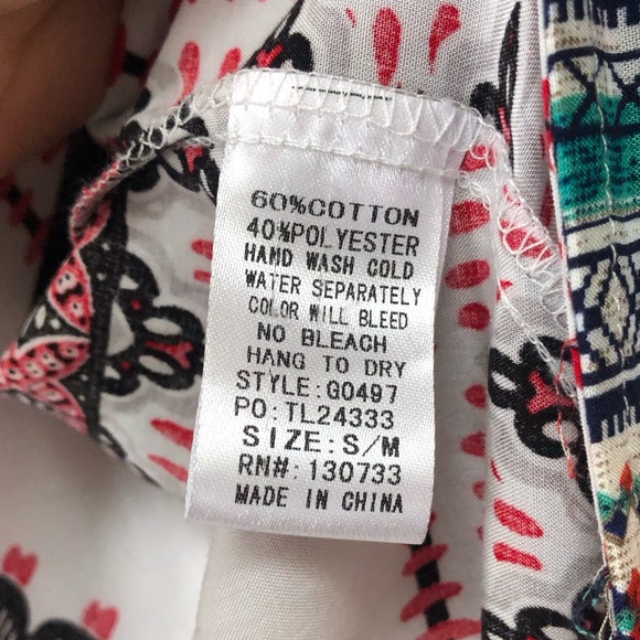 UMGEE fringed kimono, size S/M - Picture 10 of 10